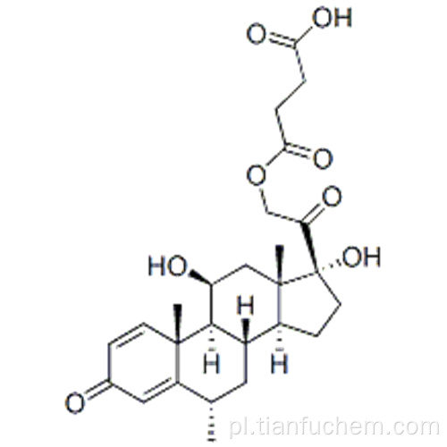 Hemibursztynian metyloprednizolonu CAS 2921-57-5